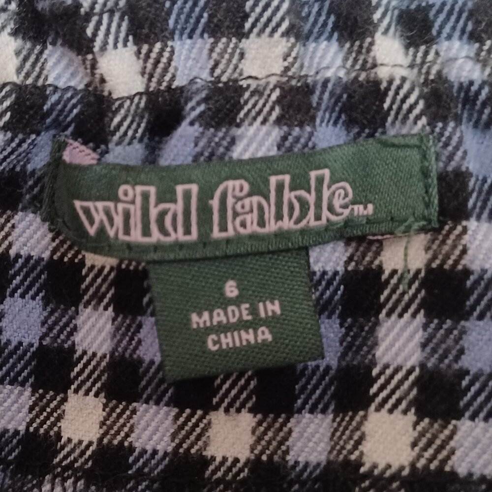 Women's Wild Fable Blue Plaid Mini Skirt Size 6, - Picture 8 of 10